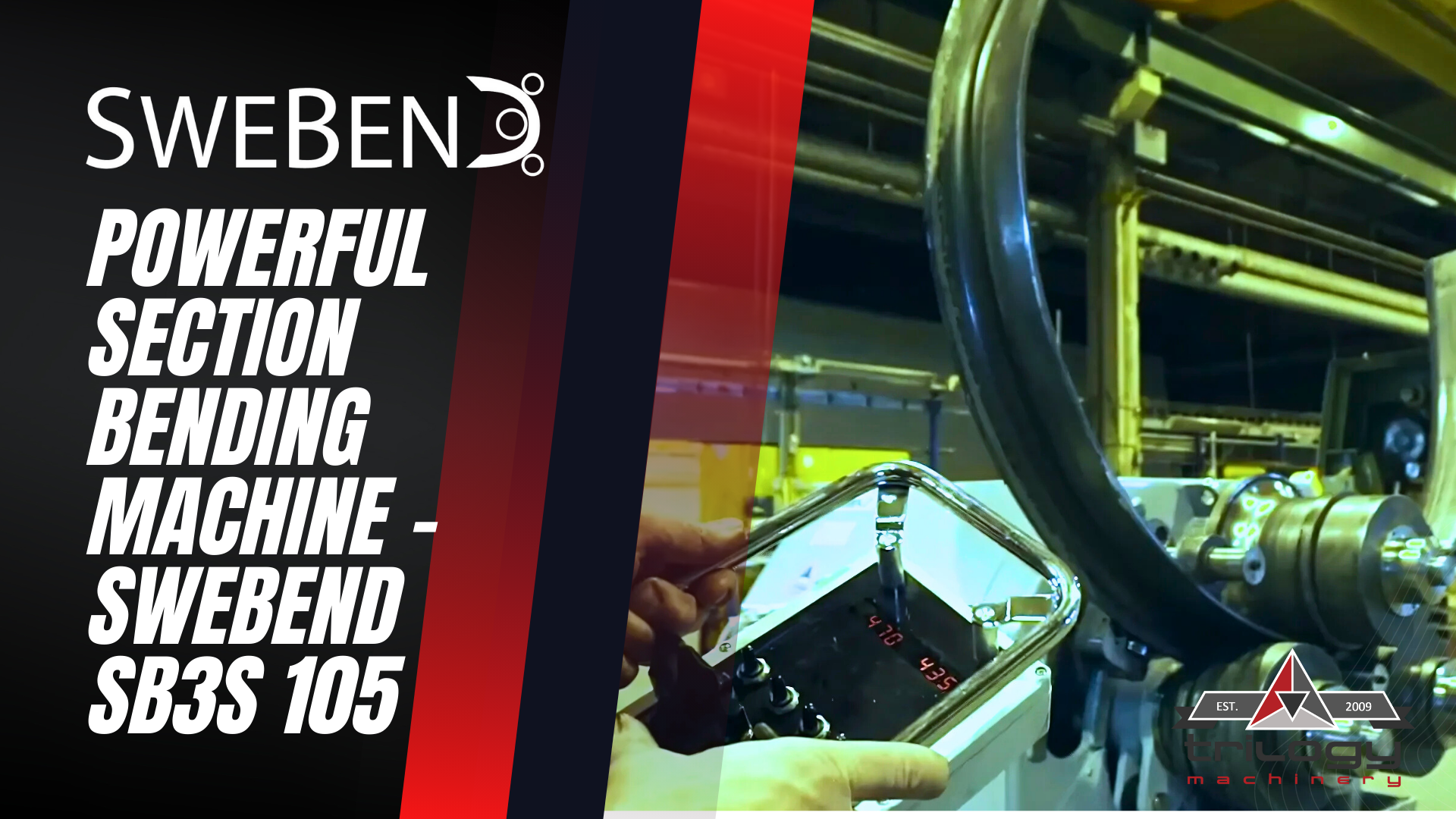 Powerful Section Bending machine – Swebend SB3S 105