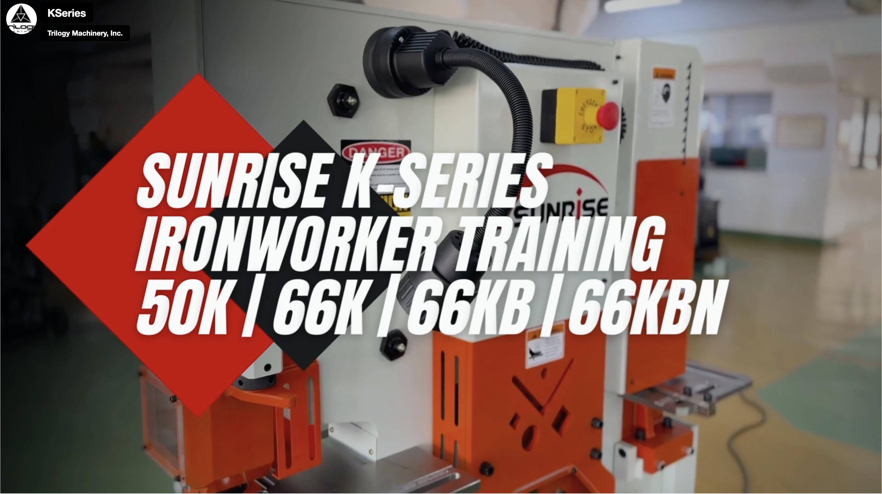 SUNRISE K Series Ironworker Startup