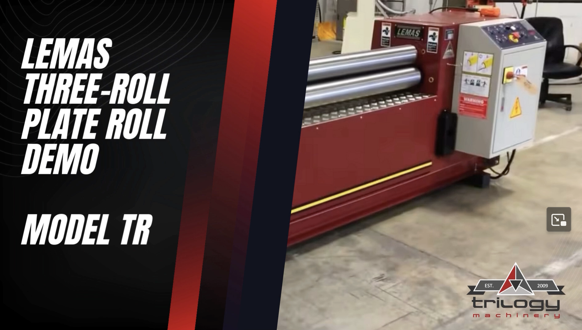 Lemas 3-Roll Plate Roll TR Series Overview