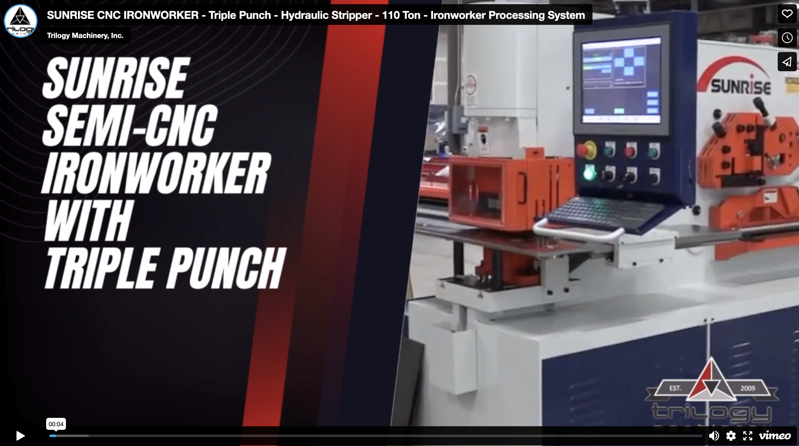 Sunrise Semi-CNC with Triple Punch