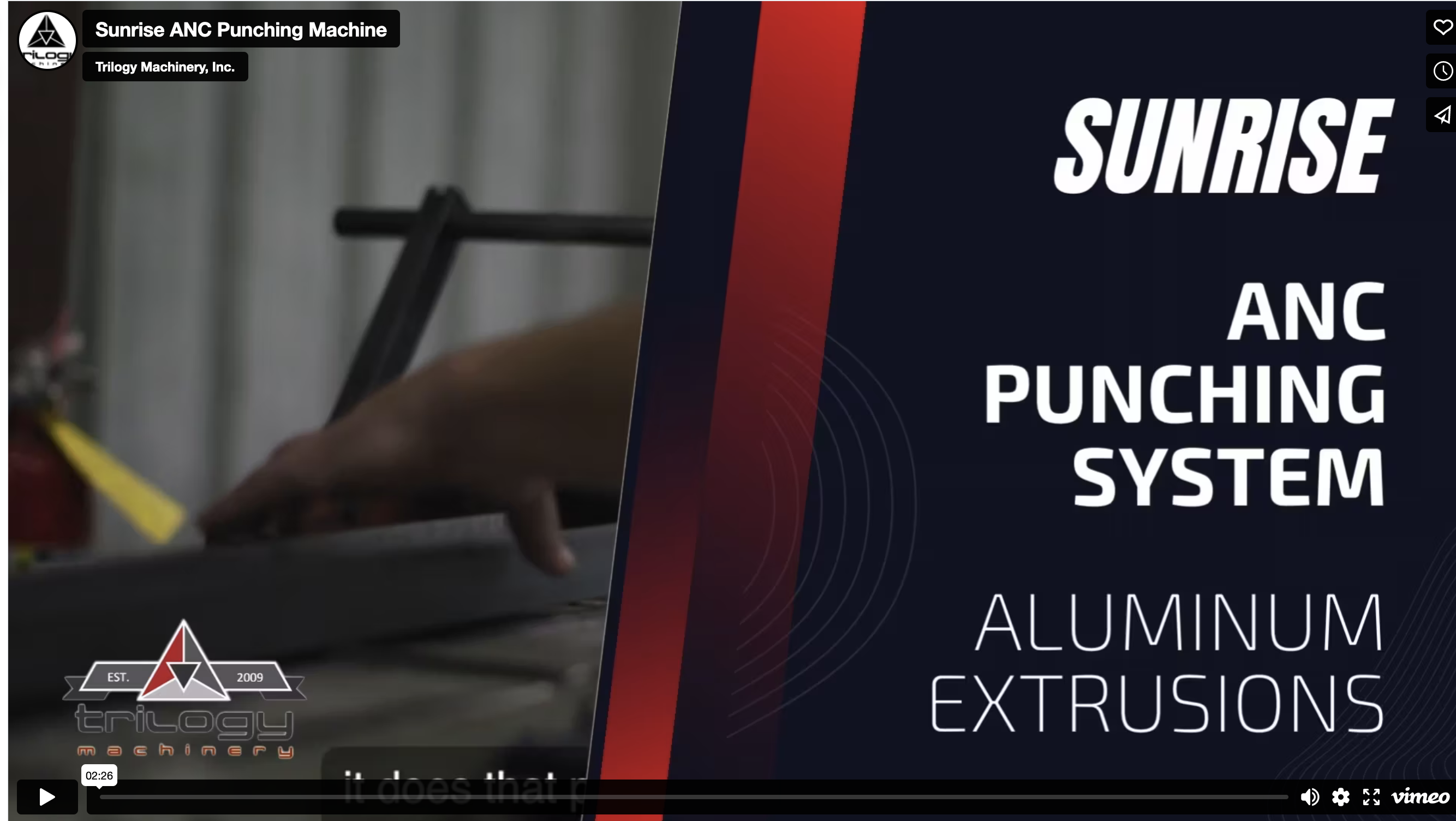 Sunrise ANC – Automatic Punching System