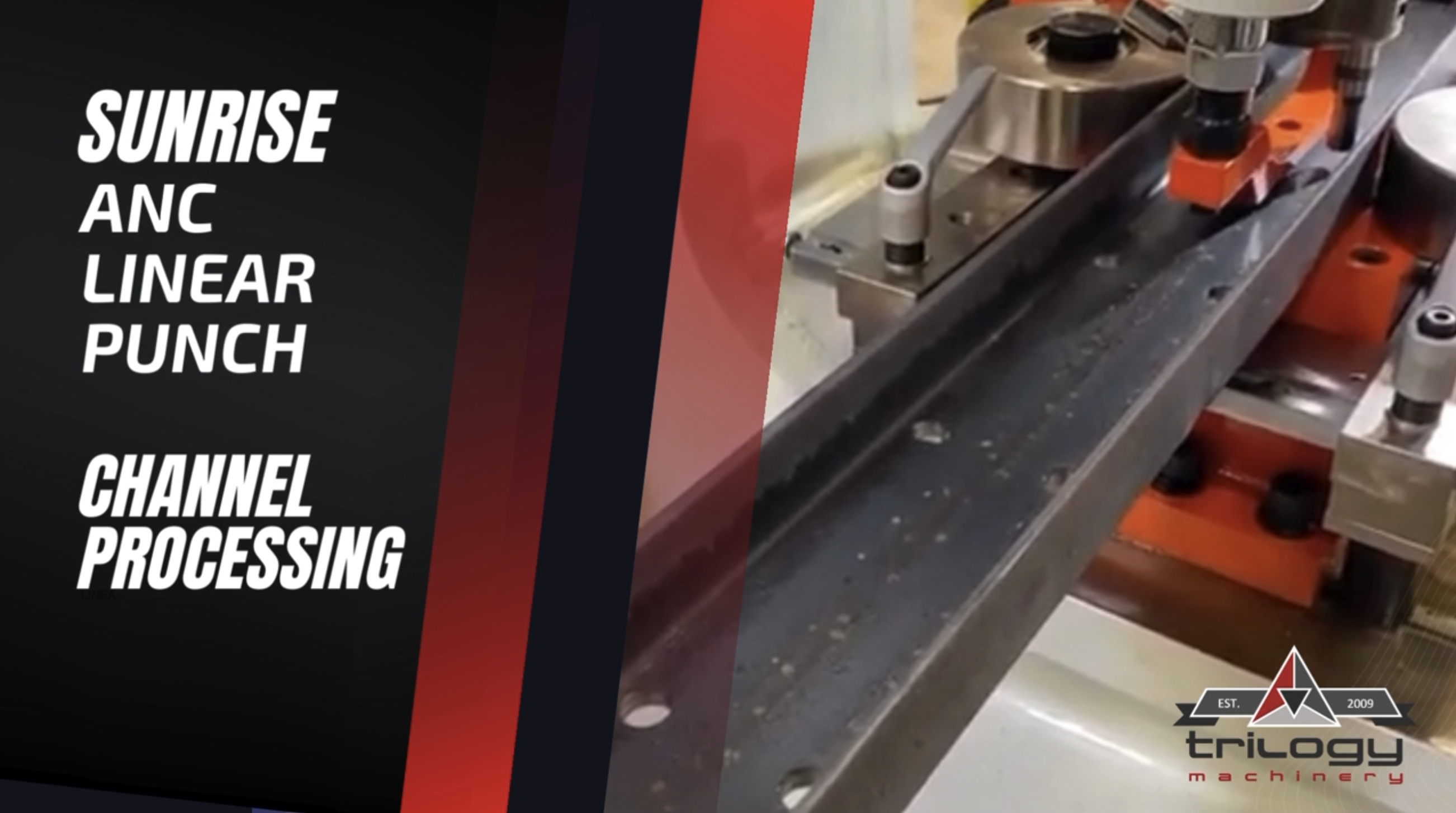 Sunrise ANC – Automatic Punching Machine – Angles, Channels, Flat Bar – Custom Tooling